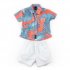 Conjunto 1+1 Infantil Tropical Camisa e Bermuda 747543
