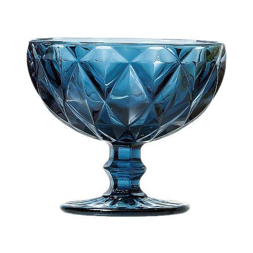 Conjunto 6 Taça Sobremesa Diamond Azul 6512
