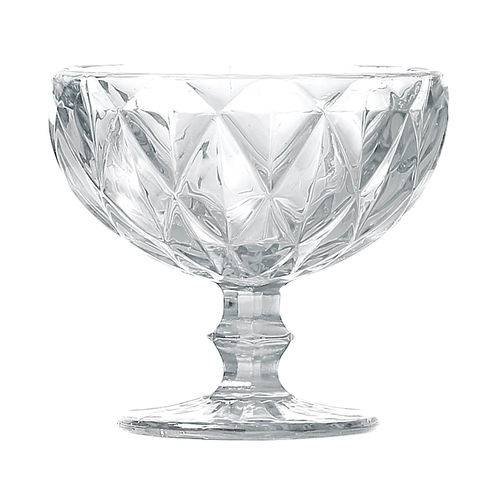 Conjunto 12 Taça Sobremesa Diamond Transparente 6475