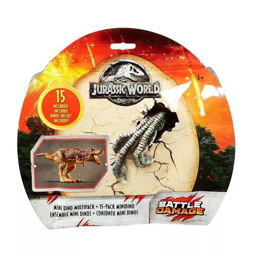 Conjunto 15 Dinos Jurassic World Mattel