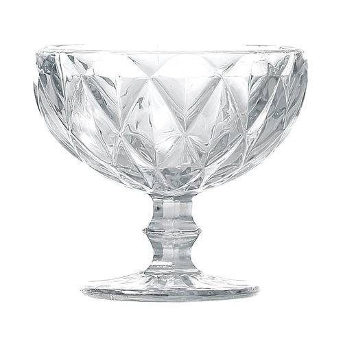 Conjunto 18 Taça Sobremesa Diamond Transparente 6475