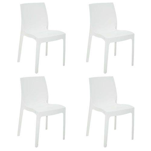 Conjunto 4 Cadeiras Tramontina Alice Branco 92037010