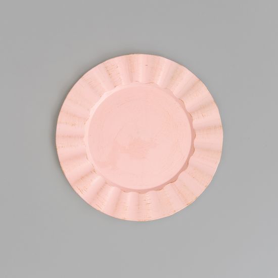 Conjunto 6 Sousplat Pink And Brown de Plástico Cook 33cm Diâmetro