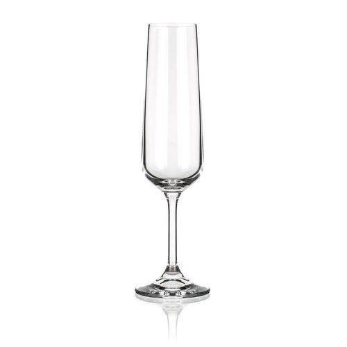 Conjunto 6 Taças 205 Ml em Cristal para Champagne Flute Marta Rojemac 35012