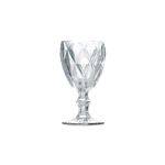 Conjunto 6 Taças de Vidro Transparente para Água Diamond 260ml