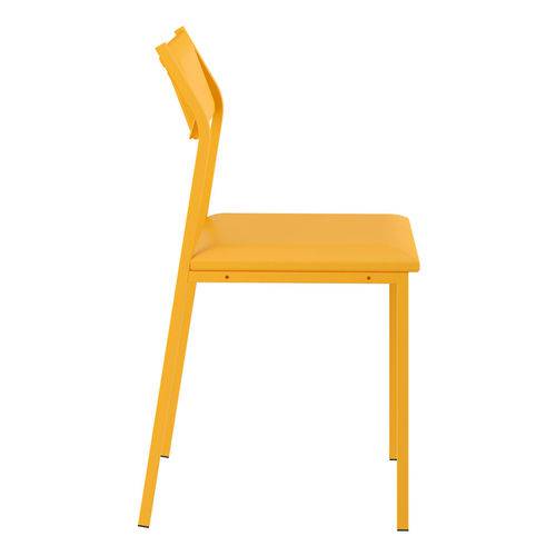 Conjunto 2 Cadeiras 1709 Amarelo Ouro