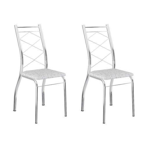 Conjunto 2 Cadeiras 1710 Fantasia Branco