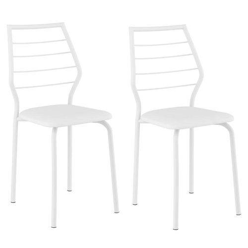 Conjunto 2 Cadeiras 1716 Carraro Branco