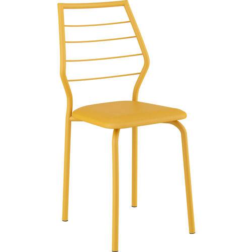 Conjunto 2 Cadeiras 1716 Napa Móveis Carraro Amarelo