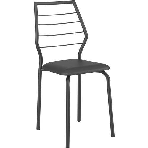 Conjunto 2 Cadeiras 1716 Napa Móveis Carraro Preto