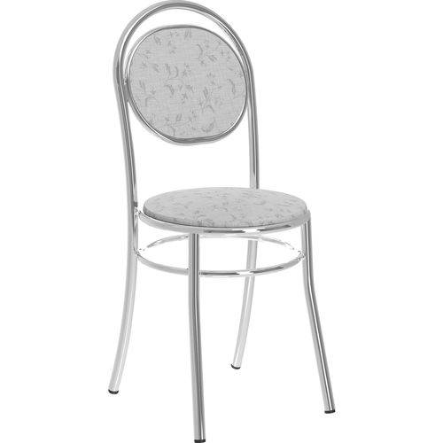 Conjunto 2 Cadeiras 190 Tecil Fantasia Móveis Carraro Branco
