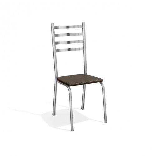 Conjunto 2 Cadeiras Alemanha Crome Kappesberg Cromado/Marrom