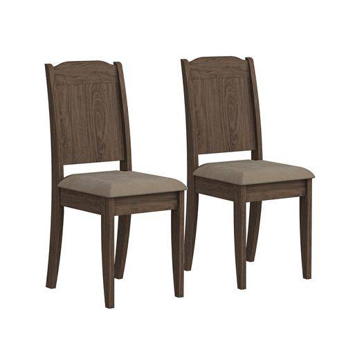 Conjunto 2 Cadeiras Bárbara Marrocos e Sued Marfim Cimol