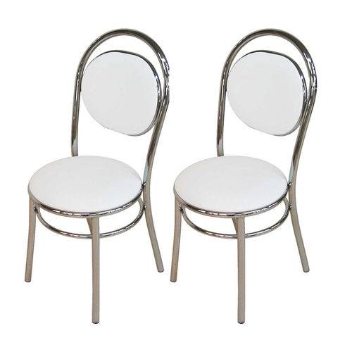 Conjunto 2 Cadeiras Bartholomeu Carraro Branco