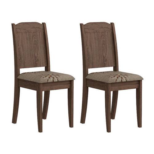 Conjunto 2 Cadeiras Cimol Barbara Marrocos/café