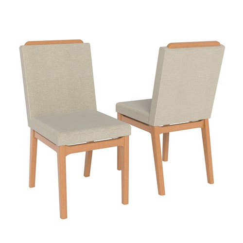 Conjunto 2 Cadeiras de Jantar Bayle - Wood Prime VM 31439