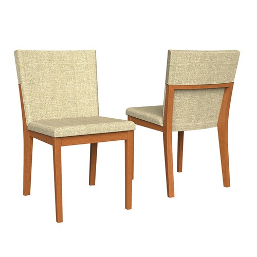 Conjunto 2 Cadeiras de Jantar Carlyle - Wood Prime VM 31445