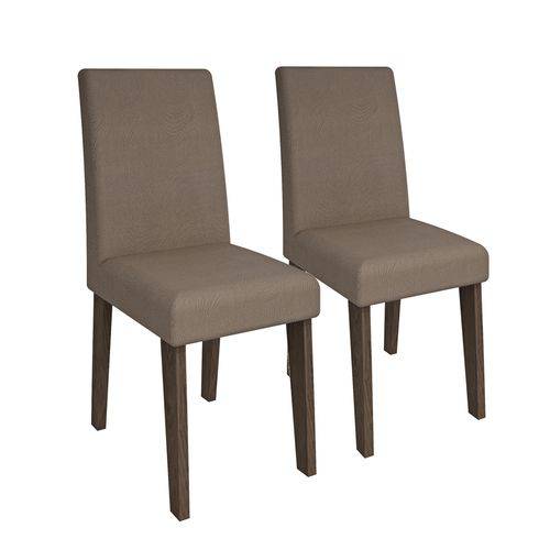Conjunto 2 Cadeiras de Jantar Milena Marrocos e Pluma Cimol
