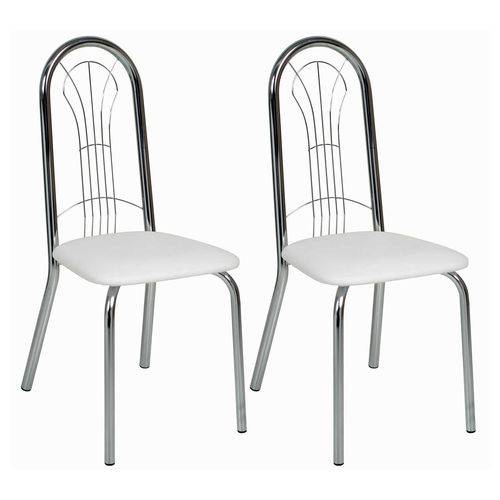 Conjunto 2 Cadeiras Del Vito Carraro Branco