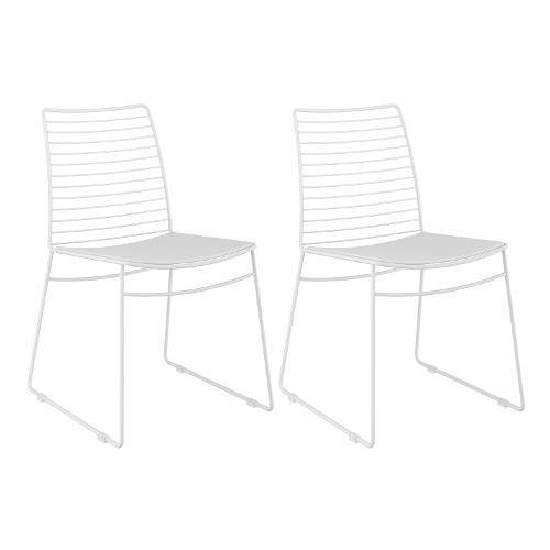 Conjunto 2 Cadeiras Hércules Carraro Branco