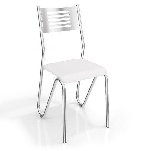 Conjunto 2 Cadeiras Kappesberg Crome Nápoles Ii Branco