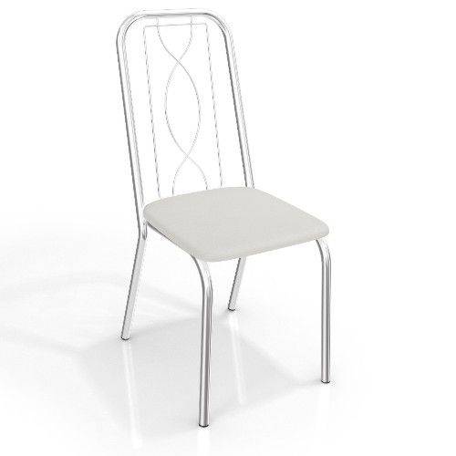 Conjunto 2 Cadeiras Kappesberg Crome Viena Ii Branco