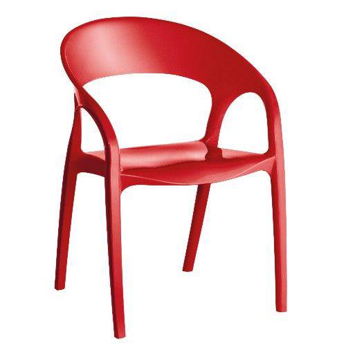 Conjunto 2 Cadeiras Kappesberg Glass Plus Uz8004 Vermelho