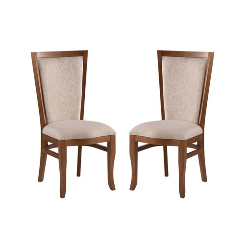 Conjunto 2 Cadeiras Marselha - Wood Prime MF 15387