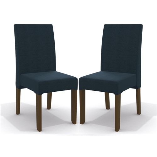 Conjunto 2 Cadeiras para Sala de Jantar Kappesberg CAD107 Azul