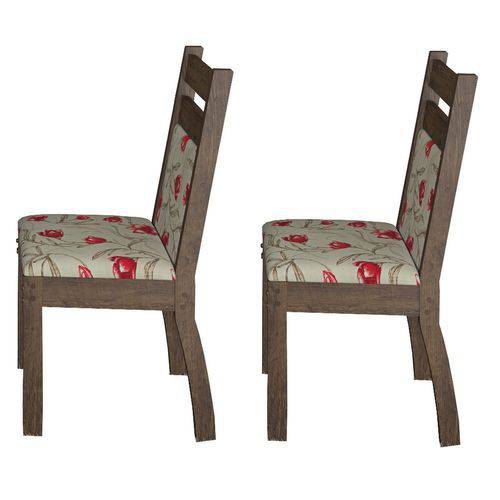 Conjunto 2 Cadeiras Sonetto Urca - Canela / Amarilis