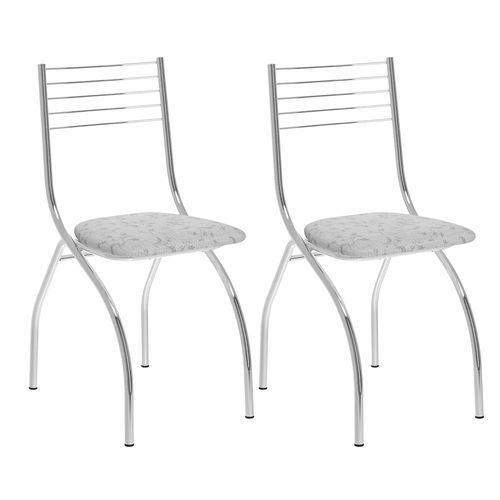 Conjunto 2 Cadeiras Tacchini Carraro Fantasia Branco