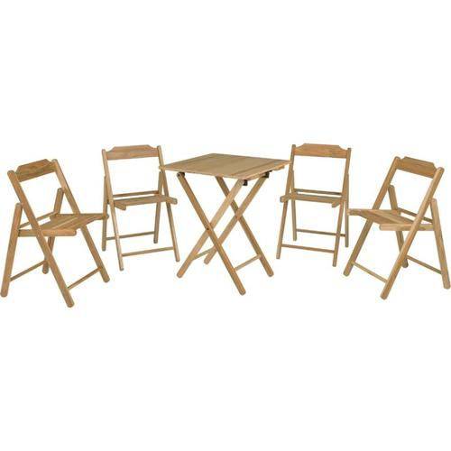 Conjunto com 1 Mesa + 4 Cadeiras - Beer Teca - Tramontina