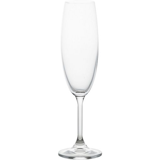 Conjunto com 6 Taças de Vidro para Champagne 220ml Klara 5504 Lyor