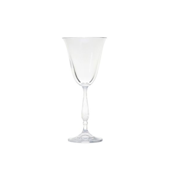 Conjunto com 6 Taças para Vinho Branco de Vidro Sodo-Cálcico com Titânio Antik 185ml