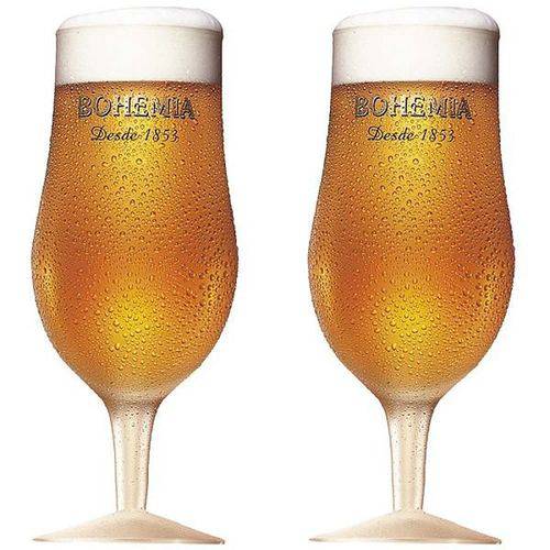 Conjunto com 2 Taças Bohemia Pilsen em Vidro para Cerveja 380ML Globimport