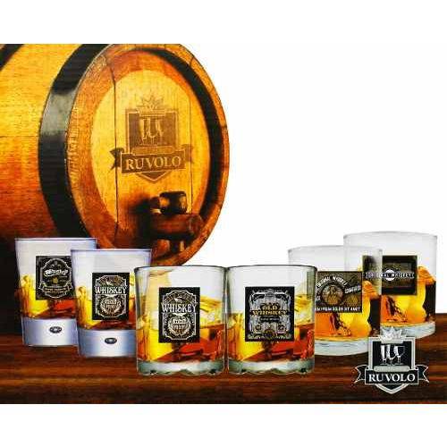 Conjunto Copos Whisky Prestige 6 Peças Spirit Bar de 280ml