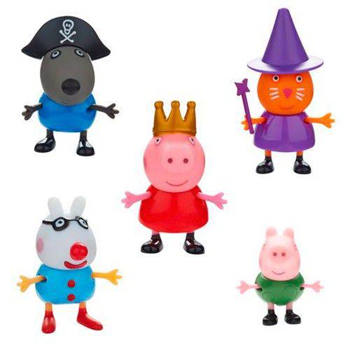 Conjunto de 5 Figuras - Amigos da Peppa Pig - Dtc 4200