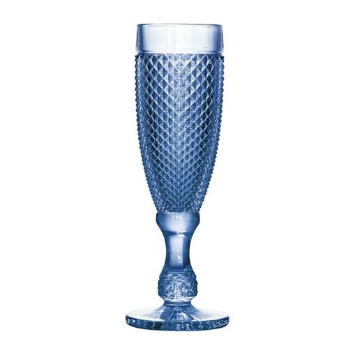 Conjunto de 6 Taças para Champagne 185ml Azul Floyd Bon Gourmet