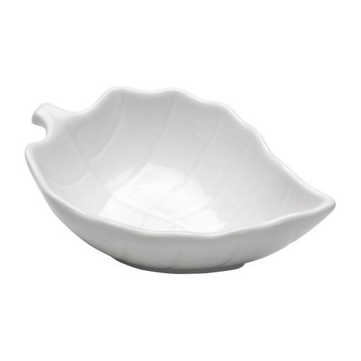 Conjunto de Bowls de Porcelana Branco 4 Peças Leaf Bon Gourmet