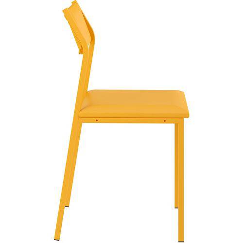 Conjunto de 2 Cadeiras 1709 – Carraro - Amarelo Ouro