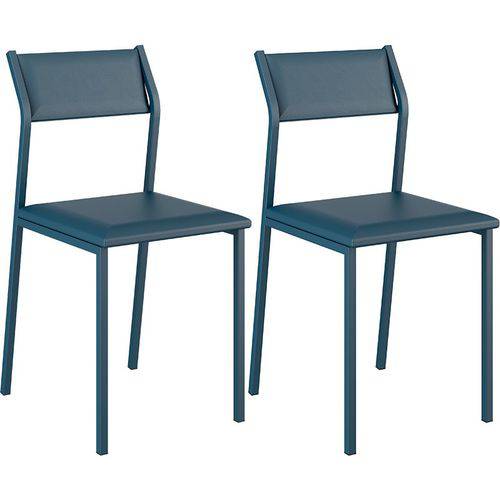 Conjunto de 2 Cadeiras 1709 – Carraro Azul Noturn