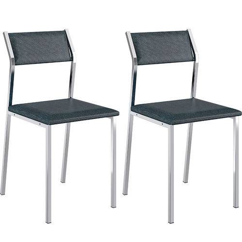 Conjunto de 2 Cadeiras 1709 Napa – Carraro - Jeans
