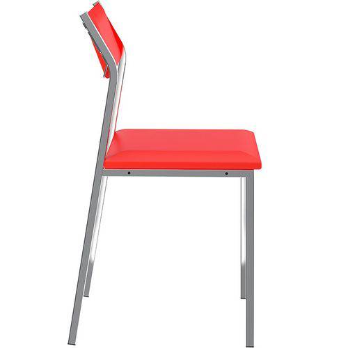 Conjunto de 2 Cadeiras 1709 Napa – Carraro - Vermelho Real