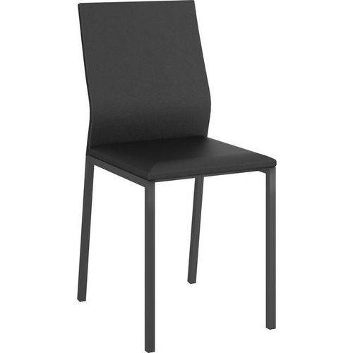 Conjunto de 2 Cadeiras Courissimo com Encosto Preto