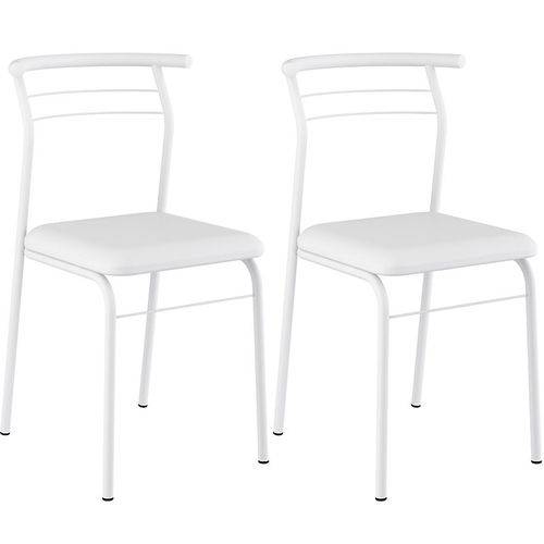 Conjunto de 2 Cadeiras Napa 1708 – Carraro - Branco