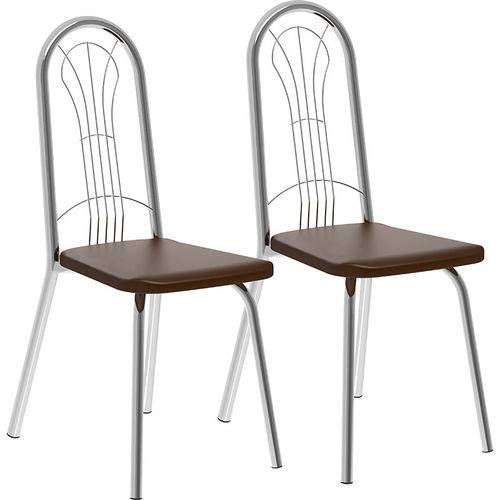 Conjunto de 2 Cadeiras Napa 182 – Carraro - Cacau