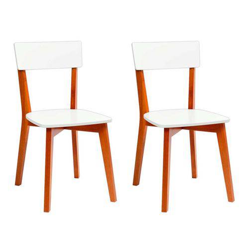 Conjunto de 2 Cadeiras Tóquio Branco