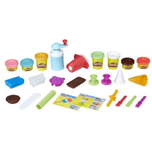 Conjunto de Massa de Modelar - Play-doh - Delícias Geladas - Hasbro