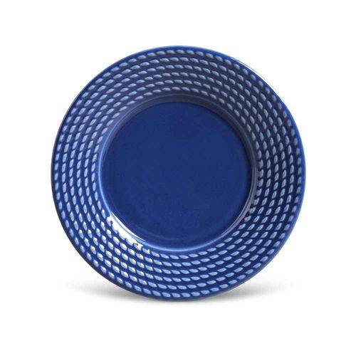 Conjunto de Pratos para Sobremesa Olimpia Azul Navy - 6 Peças - em Cerâmica - La Tavola - Porto Br