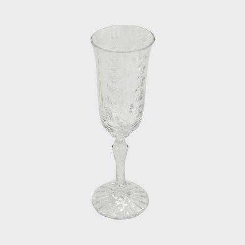 Conjunto de Taças de Cristal para Champagne Círculos 6 Peças